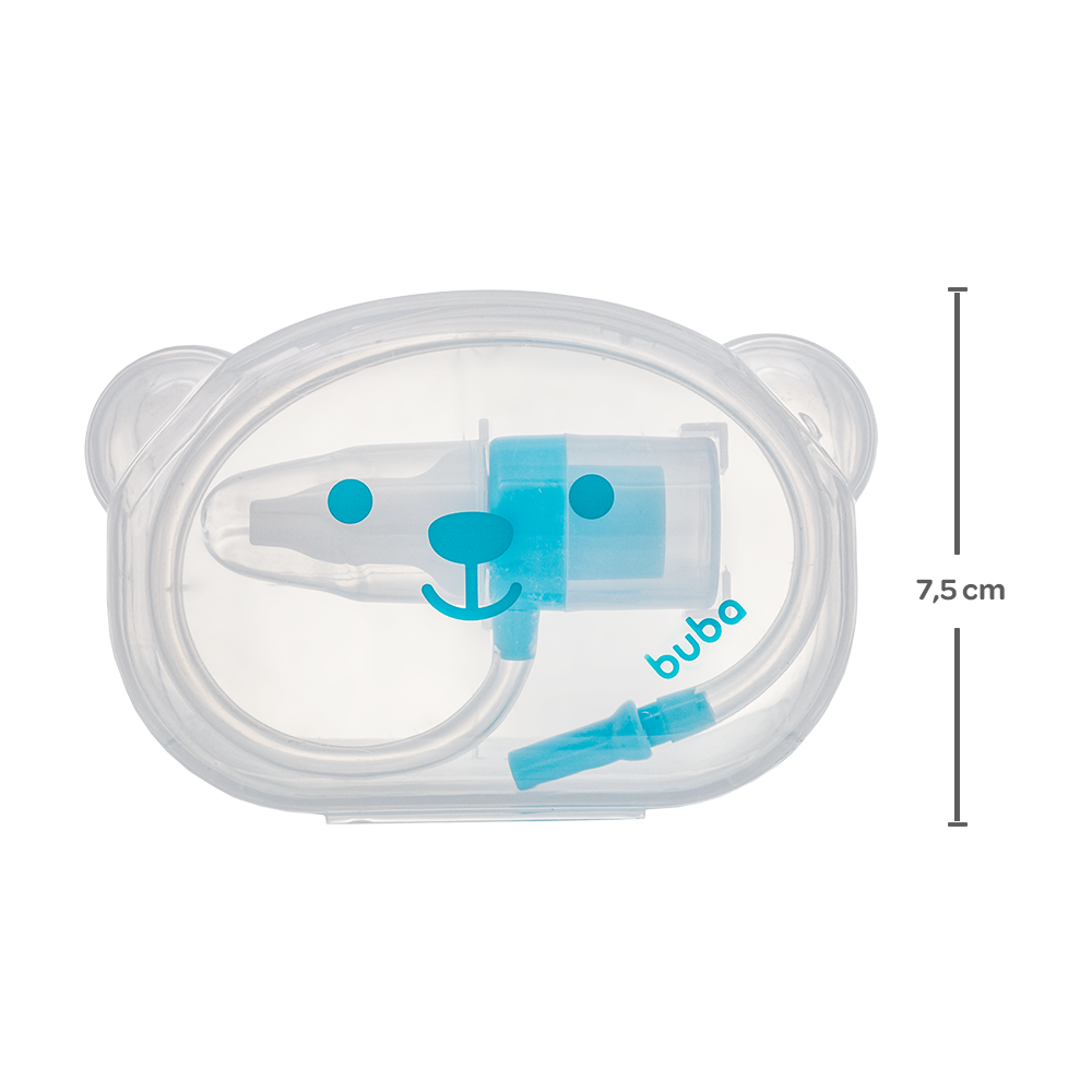 BUBA ASPIRADOR NASAL DE SUCCION MANUAL CON ESTUCHE TEDDY BEAR