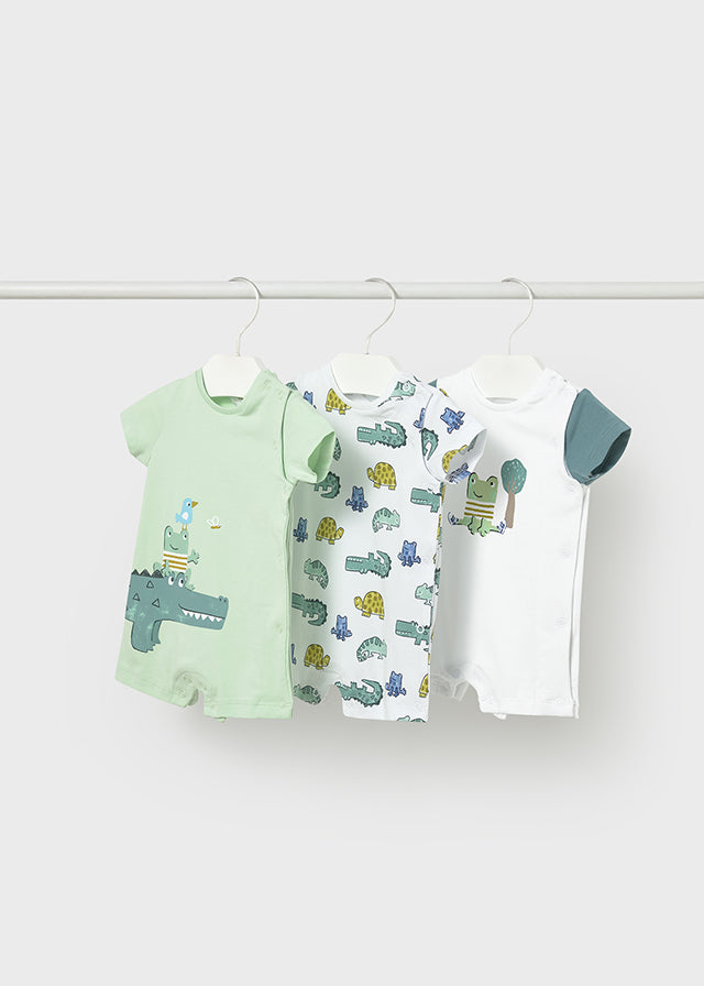 Mayoral Conjunto De Overol 3pcs Manzana para Bebé Niño