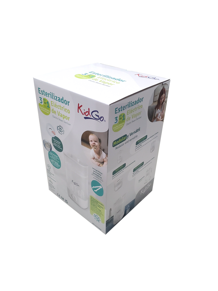 KID GO ESTERILIZADOR ELECTRICO DE VAPOR 3 EN 1