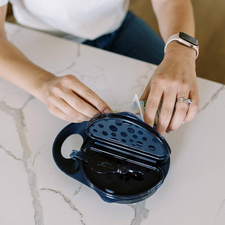 DR. BROWN PLATO Y CUBIERTO TAZÓN Y CUCHARA DE VIAJE