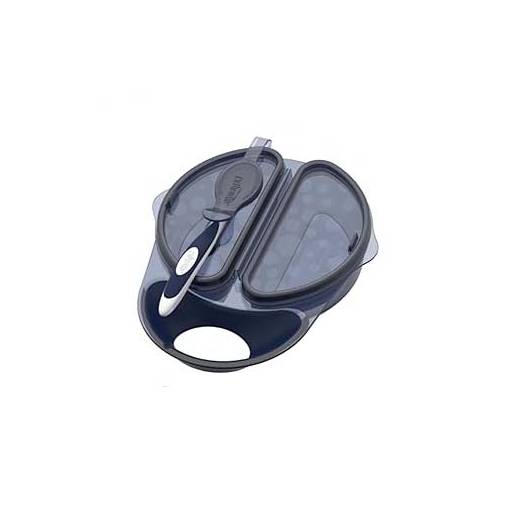 DR. BROWN PLATO Y CUBIERTO TAZÓN Y CUCHARA DE VIAJE