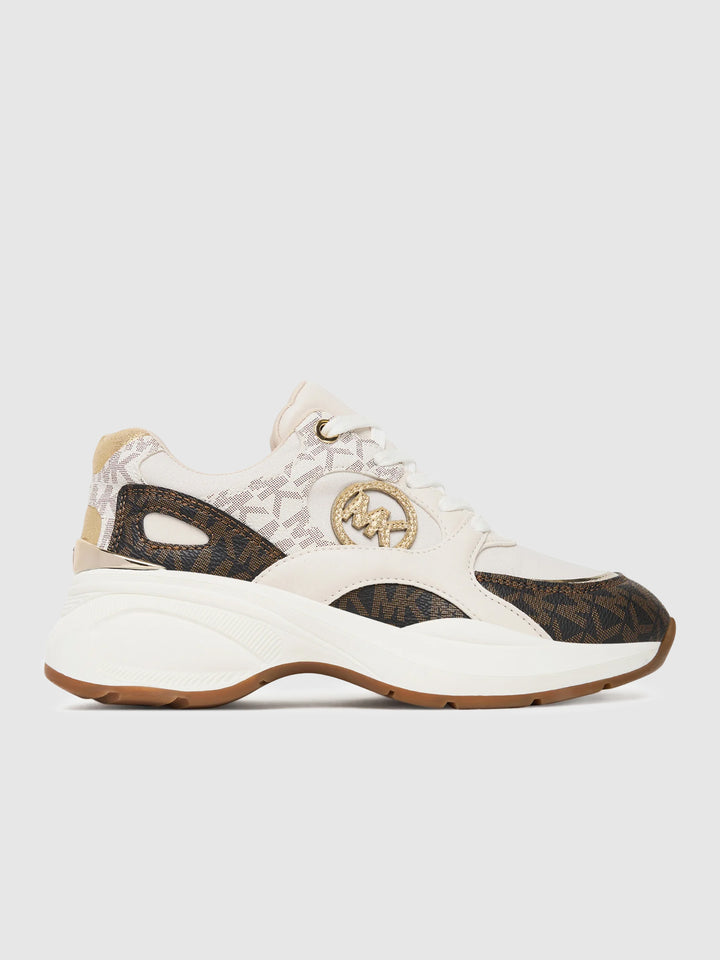 MICHAEL KORS NIÑA ZAPATILLA ZUMA VANILLA /BROWN