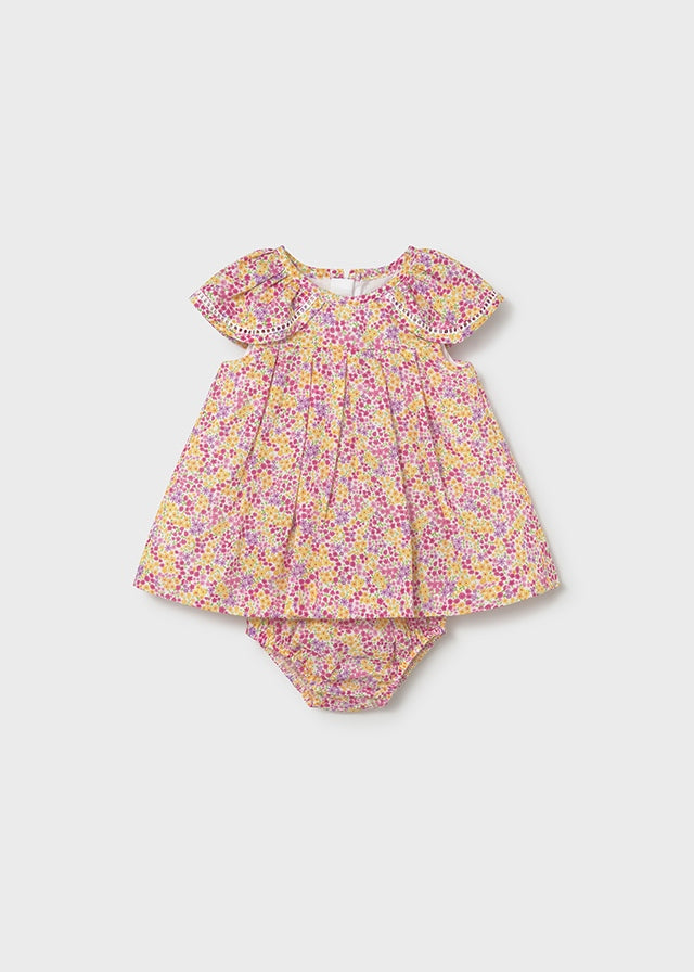 Mayoral Vestido Estampado Rosa para Bebé Niña