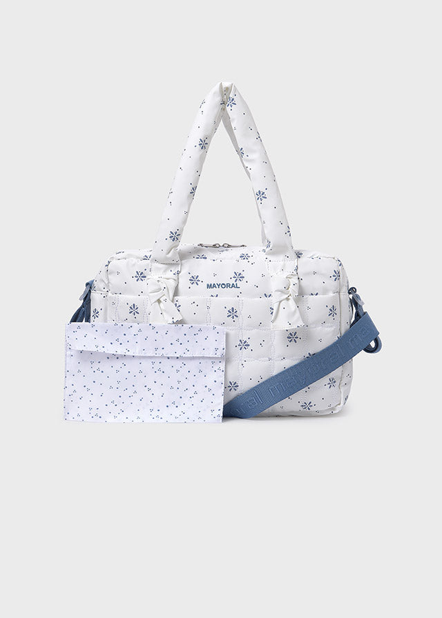 Mayoral Bolsa Panalera Estampado Dusty Blue