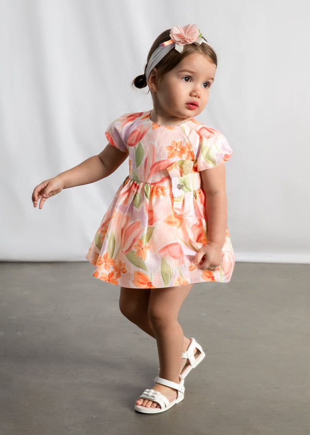 Mayoral Vestido Estampado Blossom para Bebé Niña