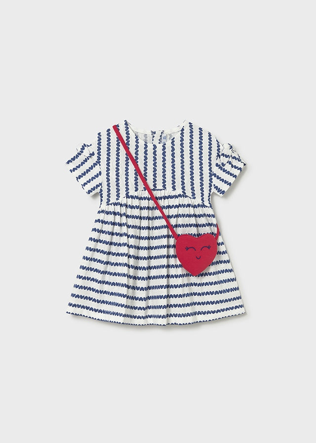 Mayoral Vestido Con Bolso Porcelana para Niña