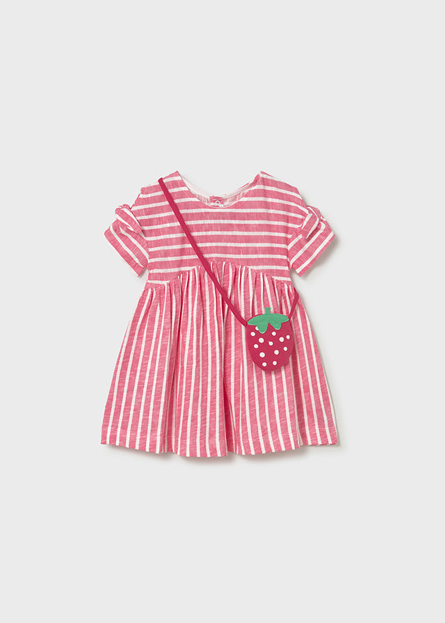 Mayoral Vestido Con Bolso Geranio para Niña