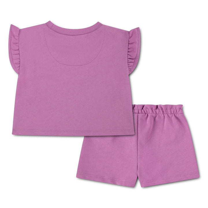 NIKE BEBE NIÑA CONJ. DE FALDA NKG FRENCH TERRY LIGHT MAGENTA