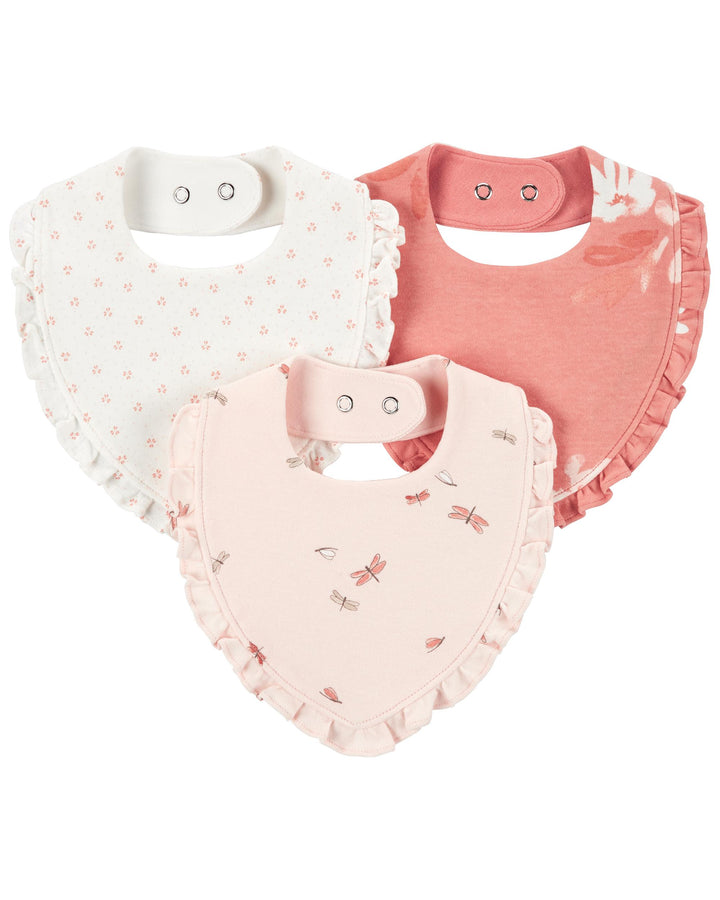 CARTERS BABERO DE BEBE PINK 3PK