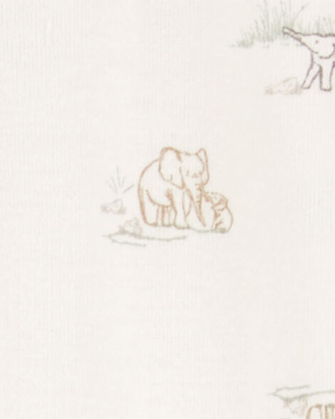 CARTERS BEBE NIÑA PIJAMA IVORY ELEPHANT 2PK