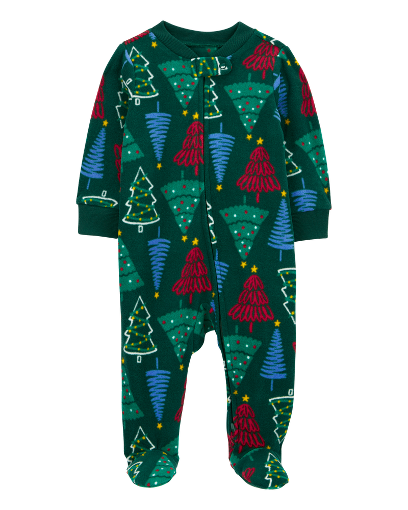 CARTERS BEBE NIÑA PIJAMA TEXTURED NAVIDAD