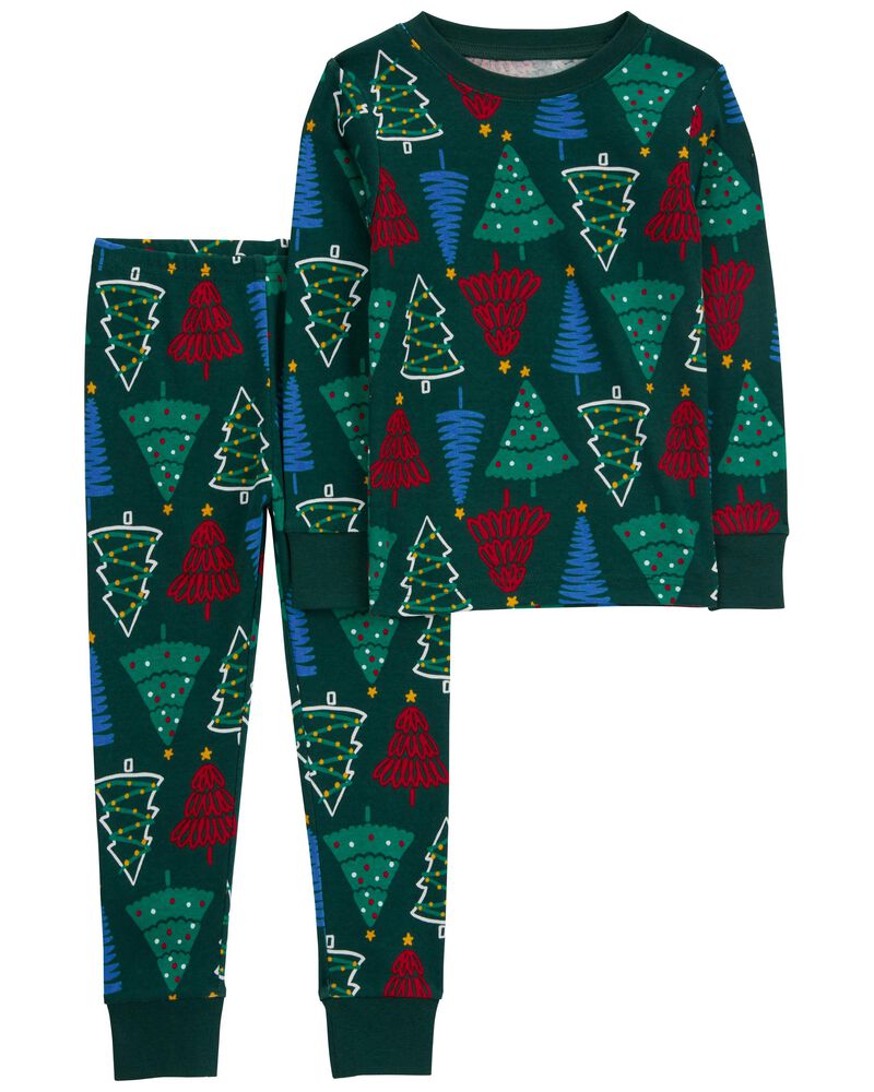 CARTERS NIÑA PIJAMA COTTON NAVIDAD 2PK