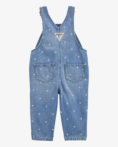OSHKOSH BEBE NIÑO OVEROL HEART SKY BLUE OZONE