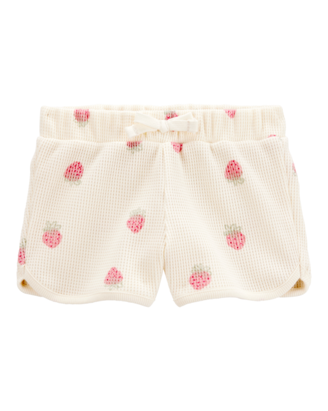 Carters Short Ivory Strawberry para Bebé Niña