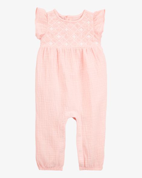 CARTERS BEBE NIÑA OVEROL PINK JUMPSUIT