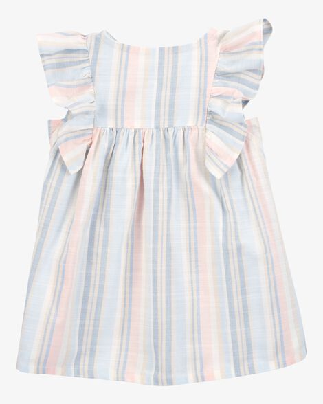 CARTERS BEBE NIÑA VESTIDO MULTI STRIPE