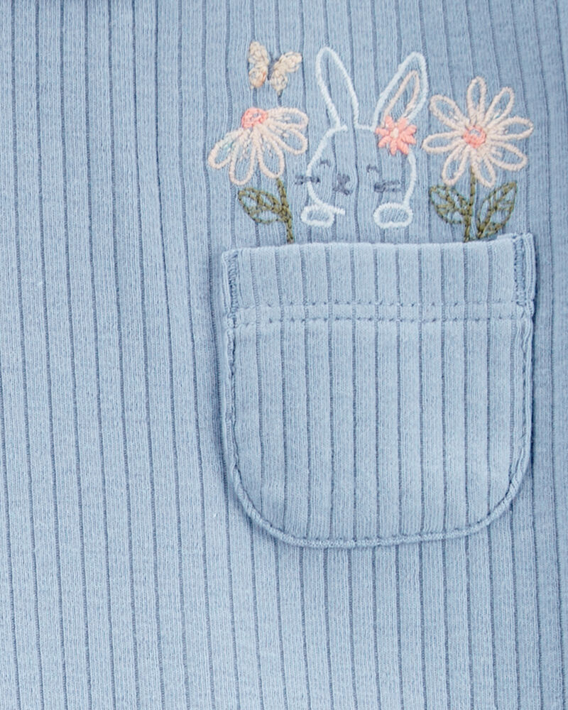 CARTERS NIÑA CONJ. DE FALDA BLUE FLORAL BUNNY