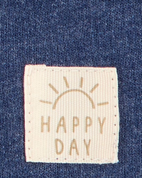 CARTERS BEBE NIÑO CONJ. DE SHORT NAVY HENLEY HOODED 2PK