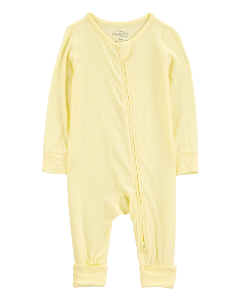 Carters Pijama Yellow Solid para Bebé Niño