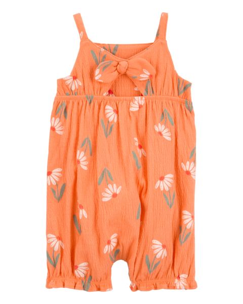 Carters Overol Floral Orange para Bebé Niña