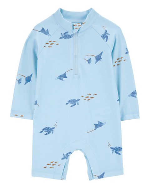 Carters Vestido de Baño Blue Turtle 1pk para Bebé Niño