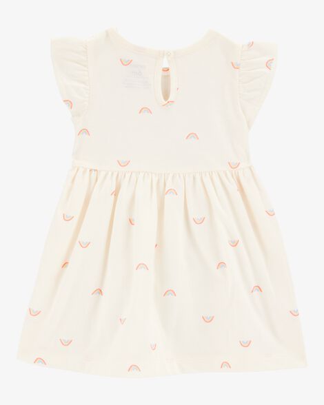 CARTERS BEBE NIÑA OVEROL RAINBOW PRINT PINK