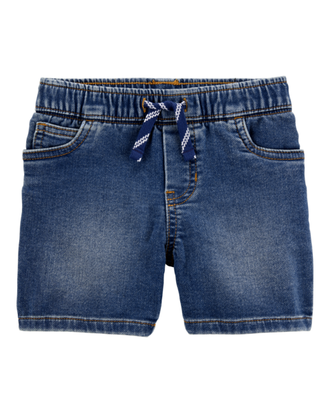 Carters Short Denim Pull On para Bebé Niño