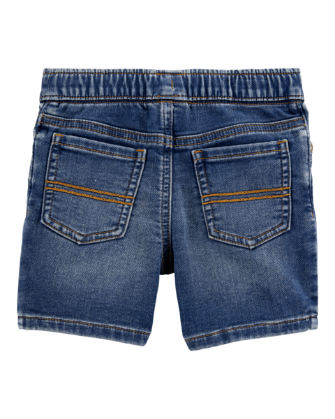 Carters Short Denim Pull On para Bebé Niño