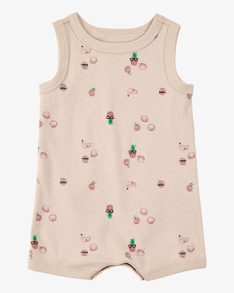 CARTERS BEBE NIÑO ROMPER KHAKI
