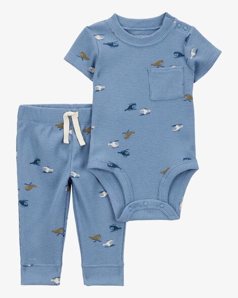 CARTERS BEBE NIÑO CONJ. DE PANTALON BLUE