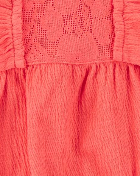 CARTERS BEBE NIÑA ROMPER CORAL