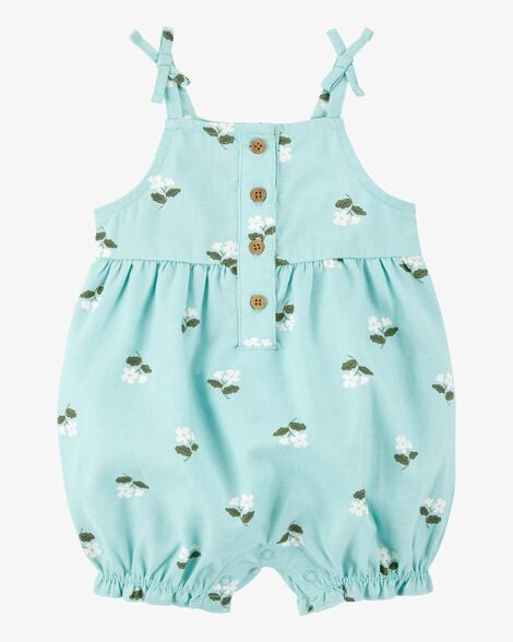 CARTERS BEBE NIÑA ROMPER BLUE