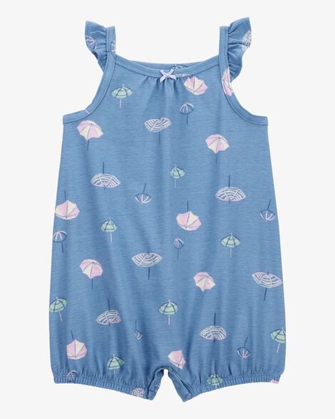 CARTERS BEBE NIÑA ROMPER BLUE
