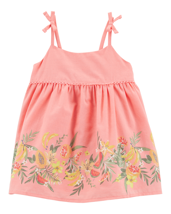 OSHKOSH BEBE NIÑA VESTIDO PINK PRINT