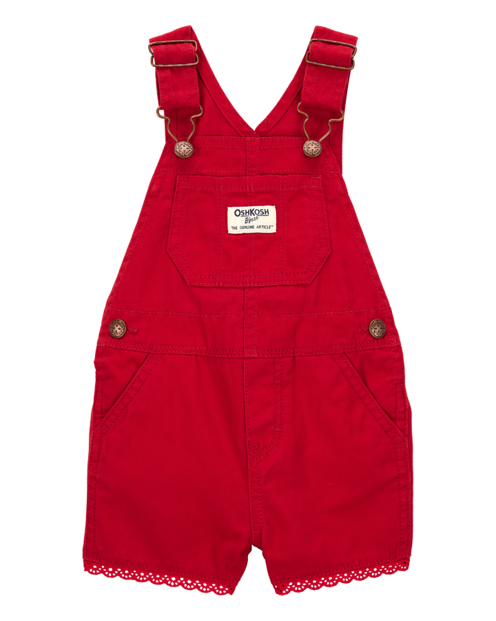 OSHKOSH BEBE NIÑA OVEROL RED