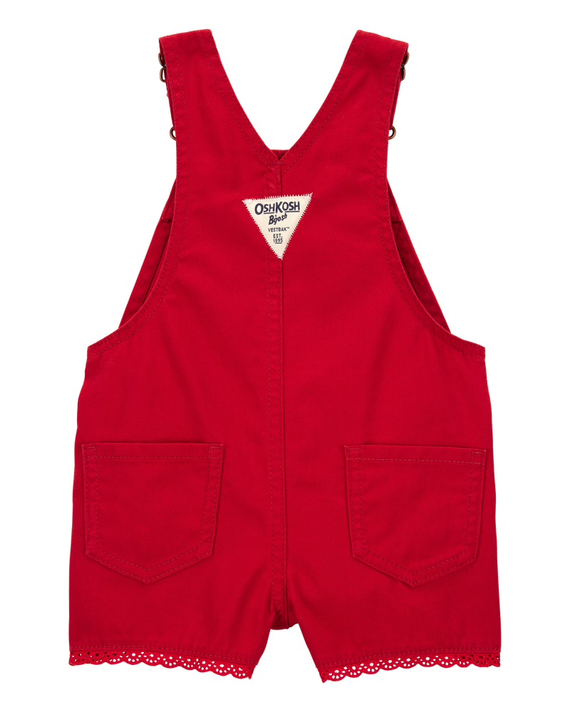 OSHKOSH BEBE NIÑA OVEROL RED