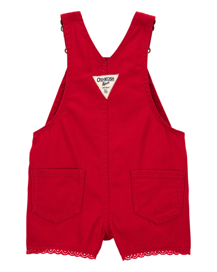 OSHKOSH BEBE NIÑA OVEROL RED