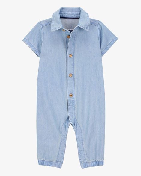 CARTERS BEBE NIÑO JUMPSUIT DENIM