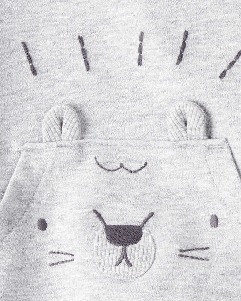 CARTERS BEBE NIÑO CONJ. DE PANTALON CARDI GRAY LION 3PCS