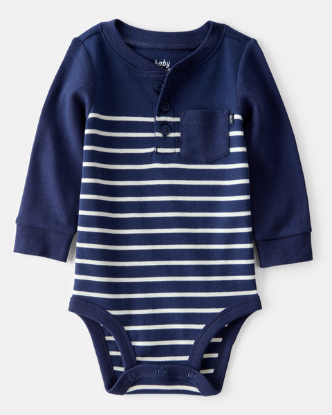 OSHKOSH BEBE NIÑO BODY IB LS STRIPE