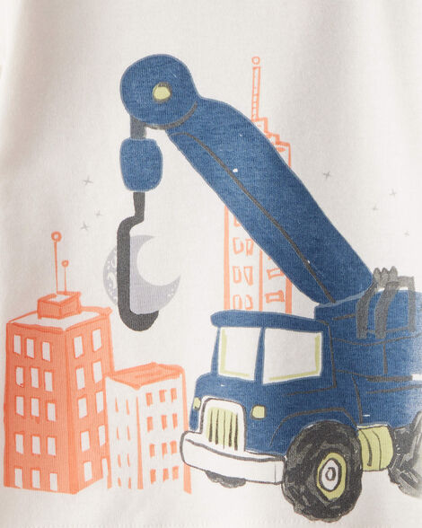 CARTERS NIÑO PIJAMA COTTON MULTI CONSTRUCTION PRT 4PCS