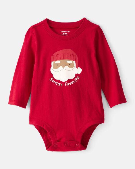 CARTERS BEBE NIÑA BODY CHRISTMAS RED
