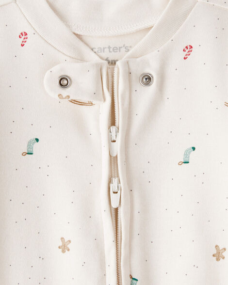 CARTERS BEBE NIÑA PIJAMA SNP WHITE