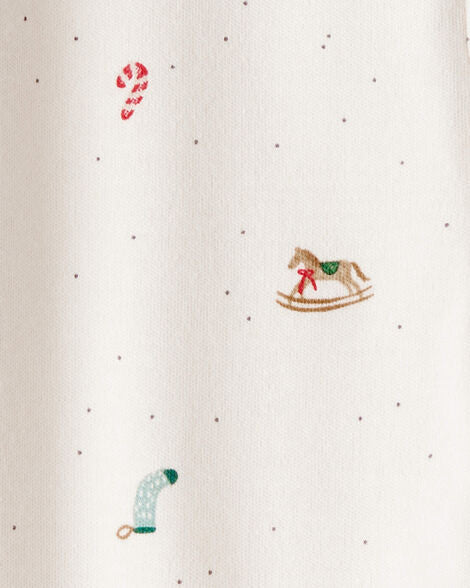 CARTERS BEBE NIÑA PIJAMA SNP WHITE