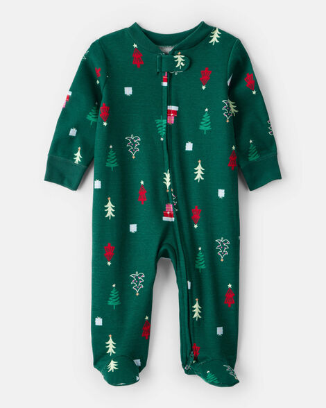 CARTERS BEBE NIÑO PIJAMA CHRISTMAS GREEN
