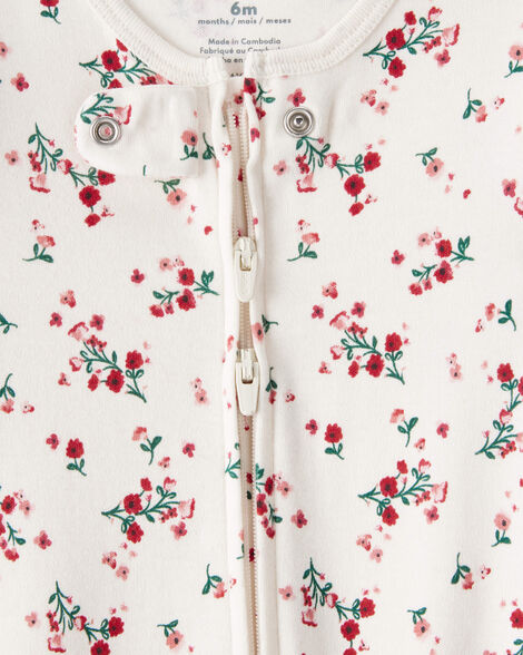 CARTERS BEBE NIÑA PIJAMA CHRISTMAS CREAM