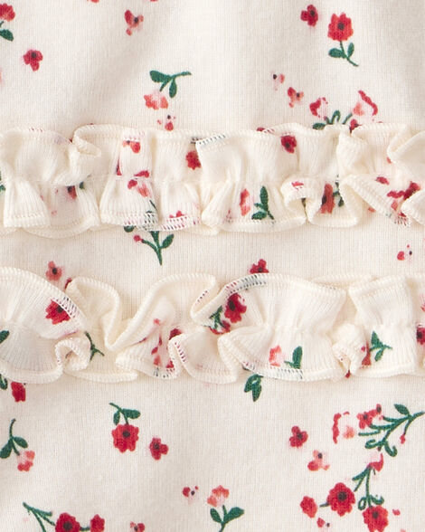 CARTERS BEBE NIÑA CONJ. DE PANTALON CHRISTMAS RED 3PC