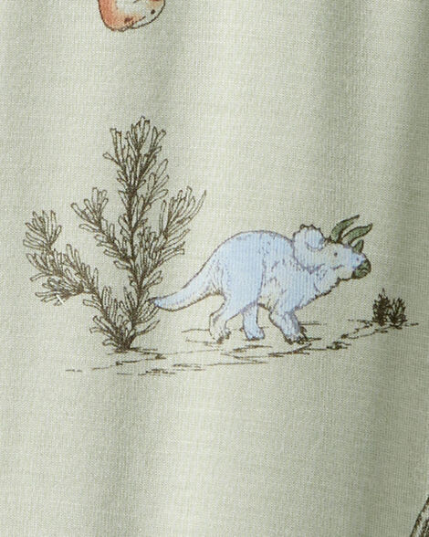 CARTERS BEBE NIÑO PIJAMA PURELYSOFT GREEN DINO PRINT