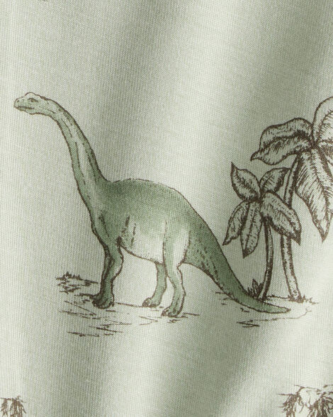 CARTERS BEBE NIÑO PANTALON GREEN DINO PRINT 2PCS