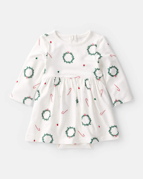 CARTERS BEBE NIÑA VESTIDO WHITE